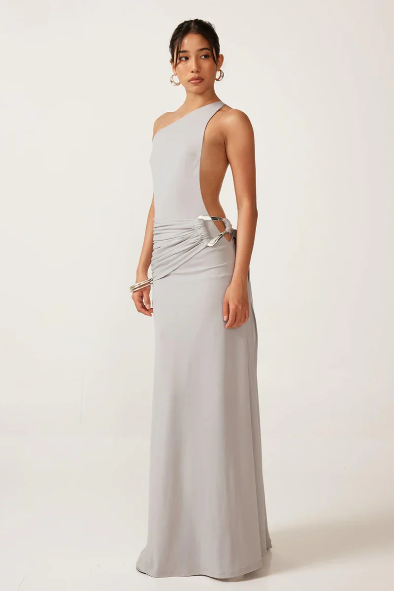 Gaia gown - Silver grey