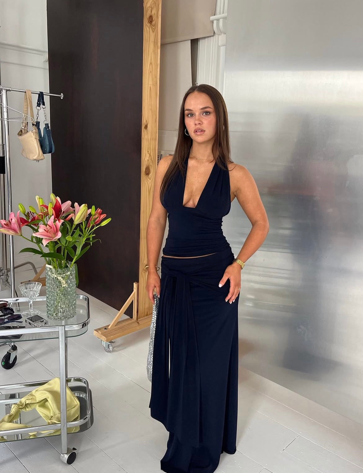 LaMarie Sofia Set in Navy