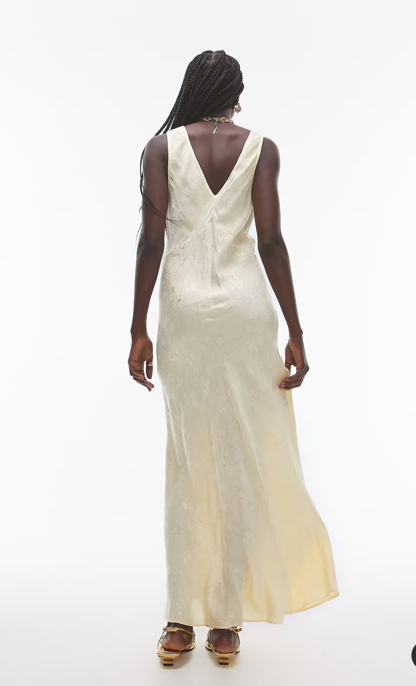 Jacquard Buttermilk Midi