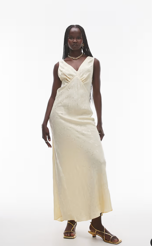 Jacquard Buttermilk Midi