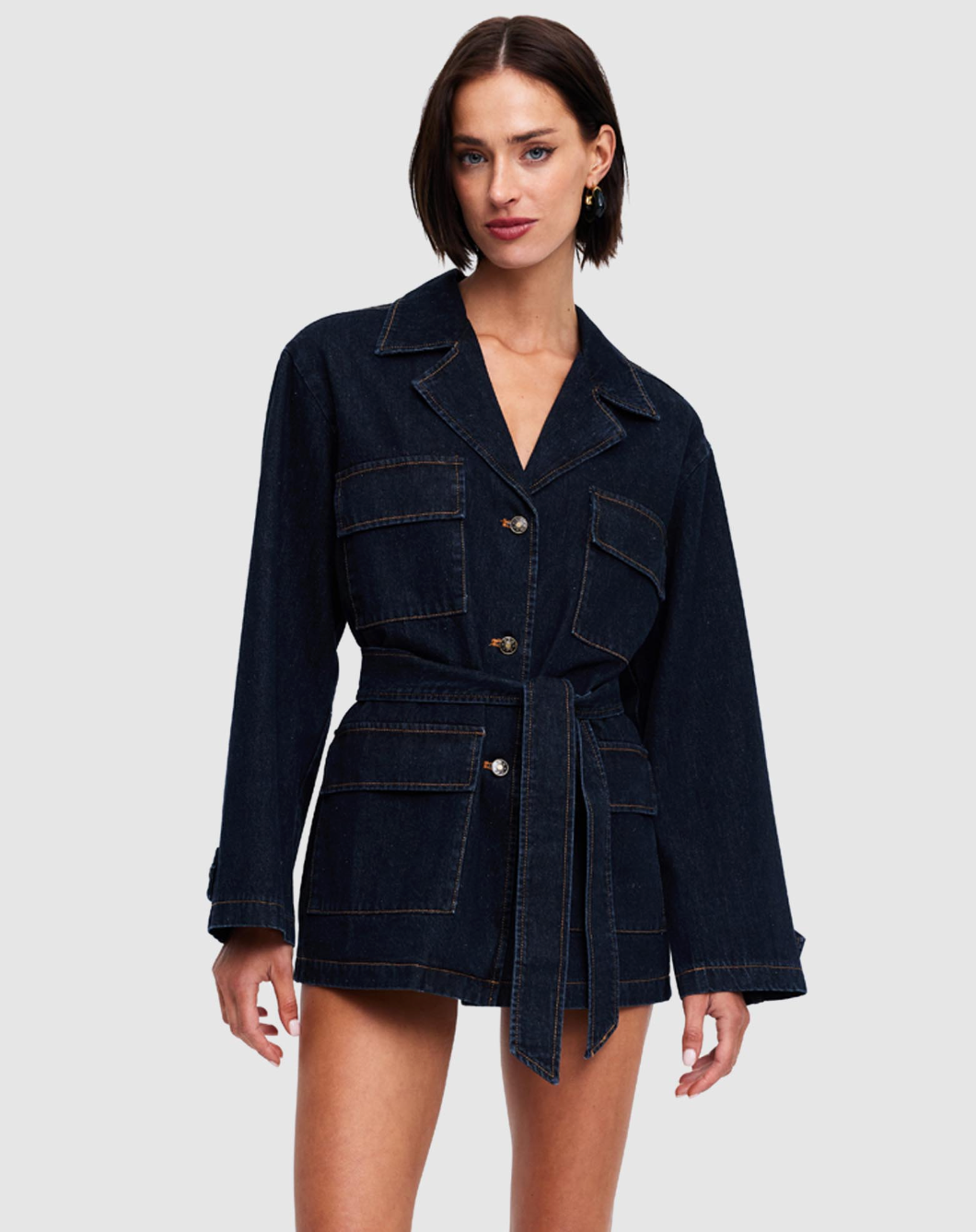 Lioness Giselle Dress - Dark Denim