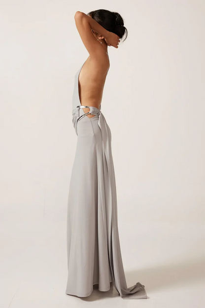 Gaia gown - Silver grey