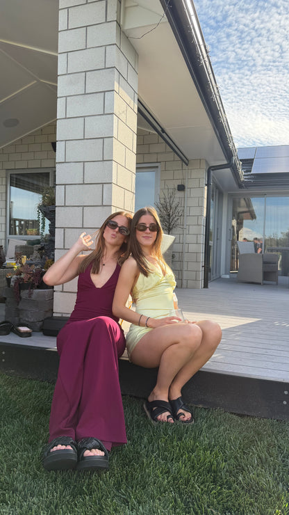 Almost Love Maxi Dress - Plum