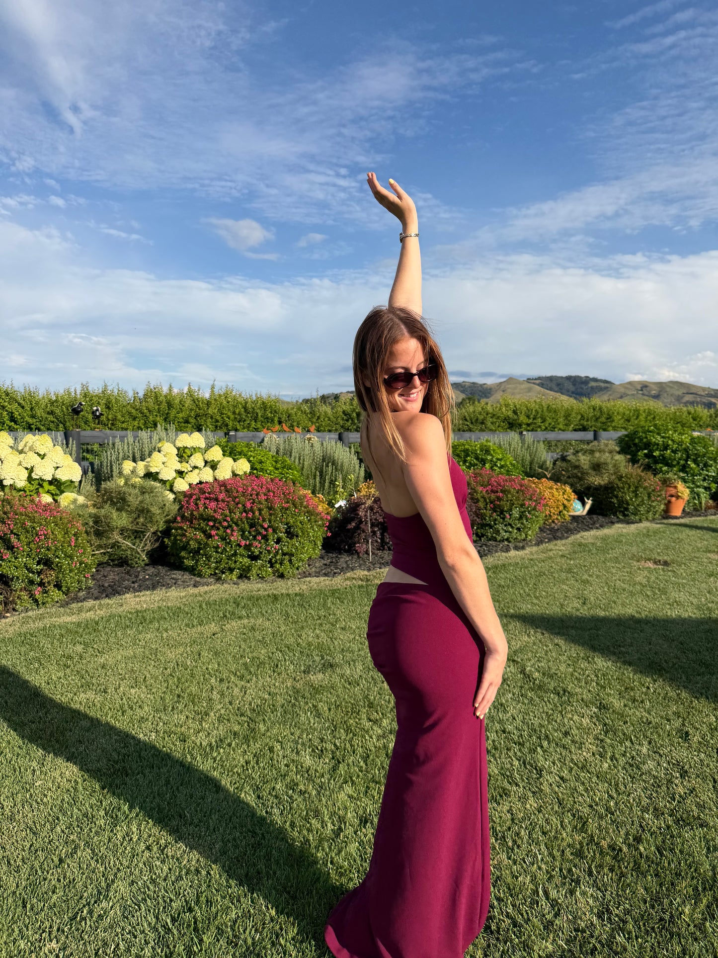 Almost Love Maxi Dress - Plum