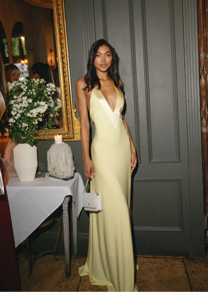 Rosa Gown Lemon