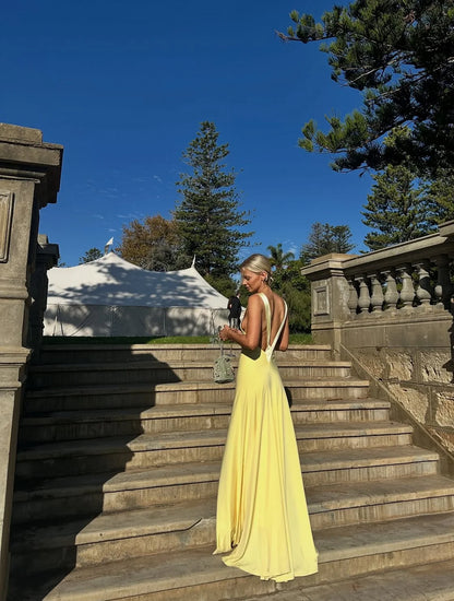 Rosa Gown Lemon