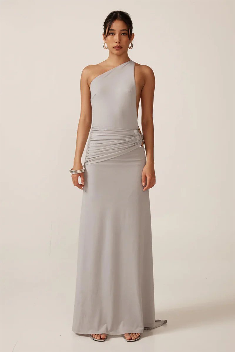 Gaia gown - Silver grey
