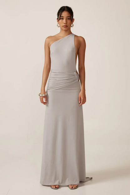 Gaia gown - Silver grey