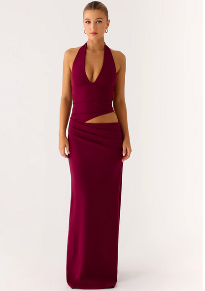 Almost Love Maxi Dress - Plum