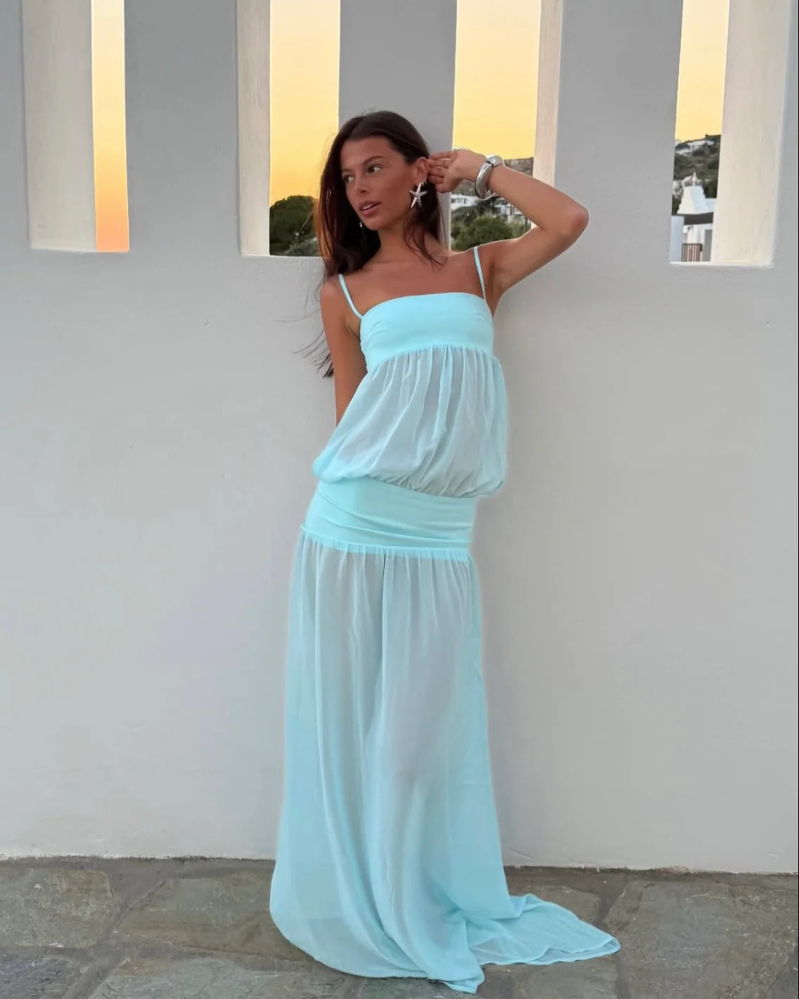 Romeo Gown - Aqua
