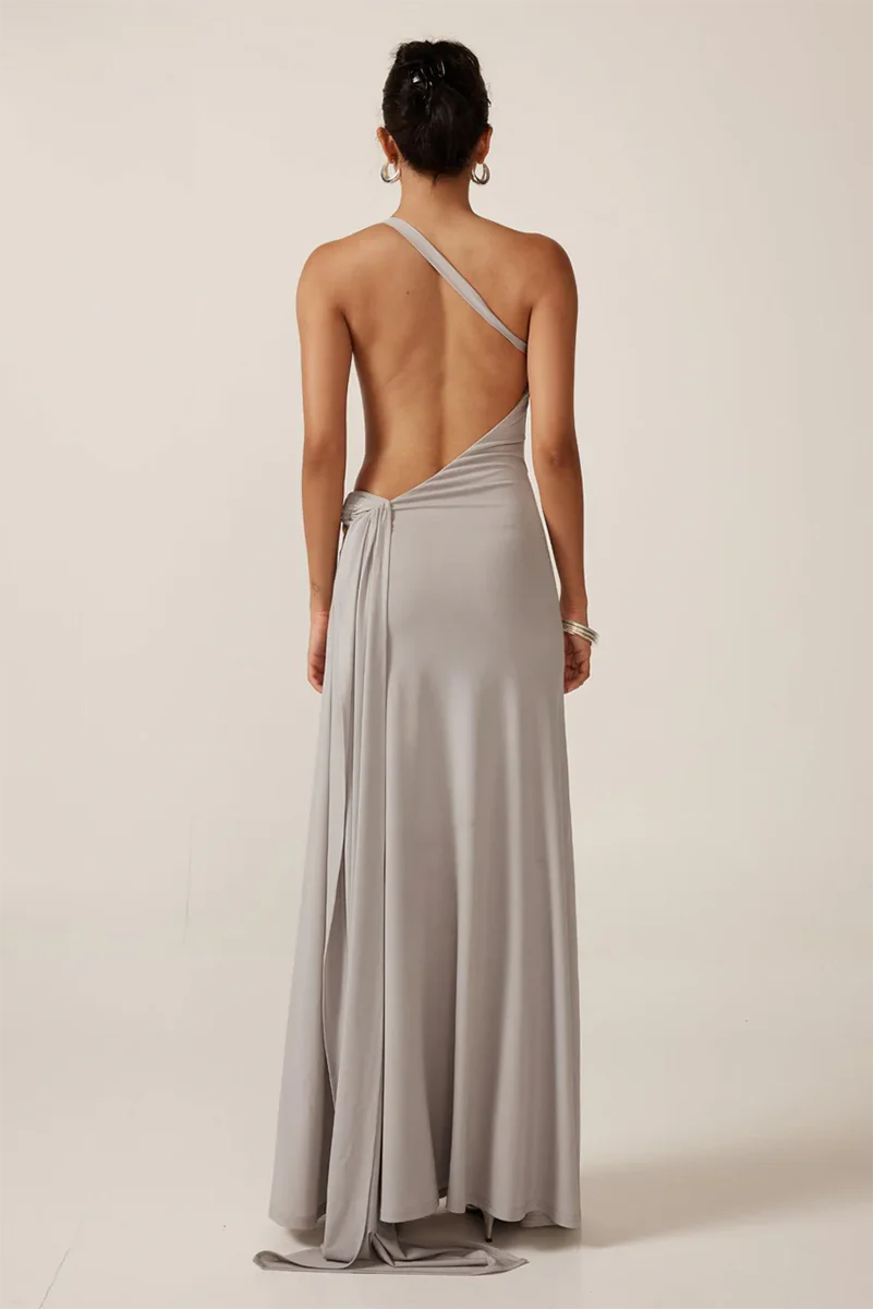 Gaia gown - Silver grey